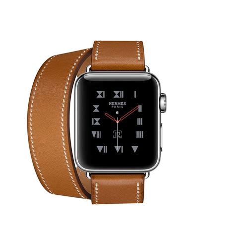 apple watch hermes cuff 42mm fauve barenia band|Apple Watch Hermes double tour.